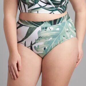 Swim by Cacique - Grand Palms Mid-Waist Swim Brief Size 18 (Bottom Only)